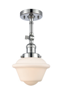 Franklin Restoration One Light Semi-Flush Mount in Polished Chrome (405|201FPCG531)