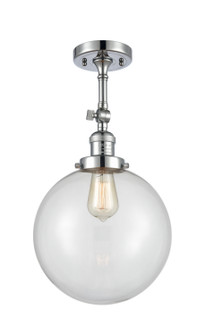 Franklin Restoration One Light Semi-Flush Mount in Polished Chrome (405|201FPCG20210)
