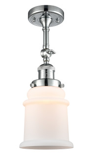 Franklin Restoration One Light Semi-Flush Mount in Polished Chrome (405|201FPCG181)