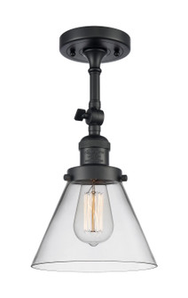 Franklin Restoration LED Semi-Flush Mount in Matte Black (405|201FBKG42LED)