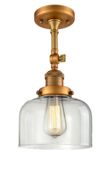 Franklin Restoration LED Semi-Flush Mount in Brushed Brass (405|201FBBG72LED)