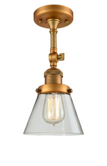 Franklin Restoration LED Semi-Flush Mount in Brushed Brass (405|201FBBG62LED)