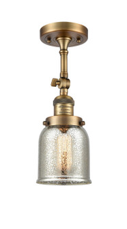 Franklin Restoration One Light Semi-Flush Mount in Brushed Brass (405|201FBBG58)