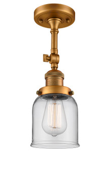 Franklin Restoration One Light Semi-Flush Mount in Brushed Brass (405|201FBBG52)