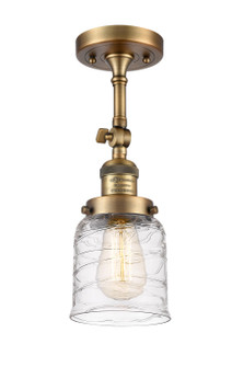 Franklin Restoration LED Semi-Flush Mount in Brushed Brass (405|201FBBG513LED)