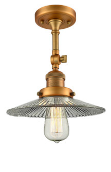 Franklin Restoration LED Semi-Flush Mount in Brushed Brass (405|201FBBG2LED)