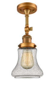 Franklin Restoration One Light Semi-Flush Mount in Brushed Brass (405|201FBBG194)
