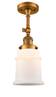 Franklin Restoration LED Semi-Flush Mount in Brushed Brass (405|201FBBG181LED)