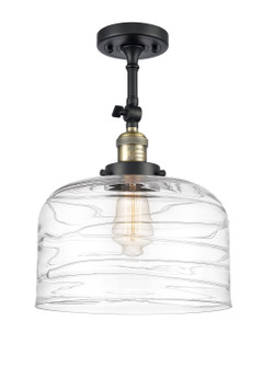 Franklin Restoration LED Semi-Flush Mount in Black Antique Brass (405|201FBABG713LLED)