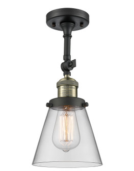 Franklin Restoration One Light Semi-Flush Mount in Black Antique Brass (405|201FBABG62)