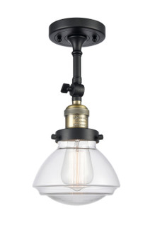 Franklin Restoration LED Semi-Flush Mount in Black Antique Brass (405|201FBABG322LED)