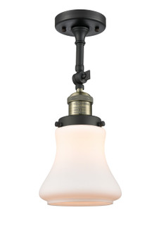 Franklin Restoration LED Semi-Flush Mount in Black Antique Brass (405|201FBABG191LED)
