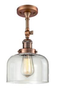 Franklin Restoration LED Semi-Flush Mount in Antique Copper (405|201FACG72LED)