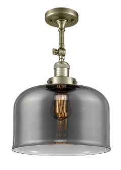 Franklin Restoration LED Semi-Flush Mount in Antique Brass (405|201FABG73LLED)