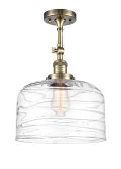 Franklin Restoration LED Semi-Flush Mount in Antique Brass (405|201FABG713LLED)