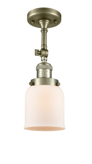 Franklin Restoration One Light Semi-Flush Mount in Antique Brass (405|201FABG51)