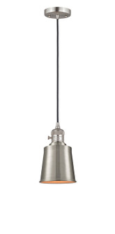 Franklin Restoration One Light Mini Pendant in Brushed Satin Nickel (405|201CSWSNM9SN)