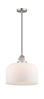 Franklin Restoration One Light Mini Pendant in Brushed Satin Nickel (405|201CSWSNG71L)