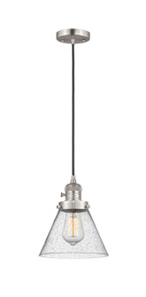 Franklin Restoration One Light Mini Pendant in Brushed Satin Nickel (405|201CSWSNG44)