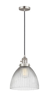 Franklin Restoration One Light Mini Pendant in Brushed Satin Nickel (405|201CSWSNG222)