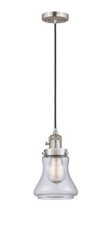 Franklin Restoration One Light Mini Pendant in Brushed Satin Nickel (405|201CSWSNG192)