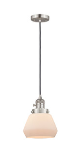 Franklin Restoration One Light Mini Pendant in Brushed Satin Nickel (405|201CSWSNG171)