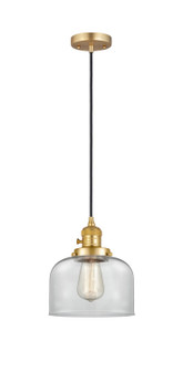 Franklin Restoration One Light Mini Pendant in Satin Gold (405|201CSWSGG72)
