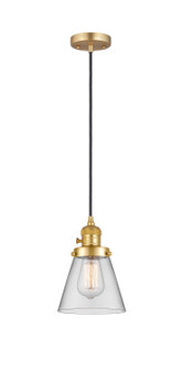 Franklin Restoration One Light Mini Pendant in Satin Gold (405|201CSWSGG62)