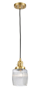 Franklin Restoration LED Mini Pendant in Satin Gold (405|201CSWSGG302LED)