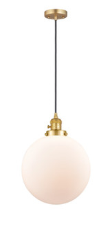 Franklin Restoration One Light Mini Pendant in Satin Gold (405|201CSWSGG20112)