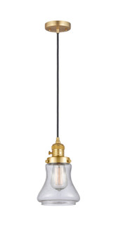 Franklin Restoration One Light Mini Pendant in Satin Gold (405|201CSWSGG194)