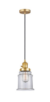 Franklin Restoration LED Mini Pendant in Satin Gold (405|201CSWSGG182LED)