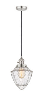 Franklin Restoration One Light Mini Pendant in Polished Nickel (405|201CSWPNG6647)