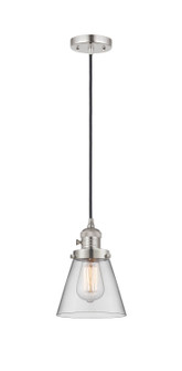 Franklin Restoration One Light Mini Pendant in Polished Nickel (405|201CSWPNG62)