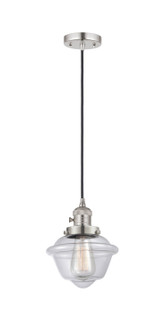 Franklin Restoration One Light Mini Pendant in Polished Nickel (405|201CSWPNG532)