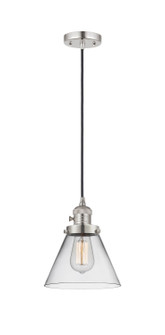 Franklin Restoration One Light Mini Pendant in Polished Nickel (405|201CSWPNG42)