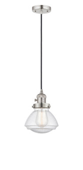 Franklin Restoration LED Mini Pendant in Polished Nickel (405|201CSWPNG324LED)