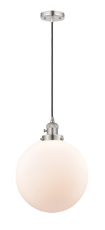 Franklin Restoration One Light Mini Pendant in Polished Nickel (405|201CSWPNG20112)