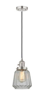 Franklin Restoration One Light Mini Pendant in Polished Nickel (405|201CSWPNG142)