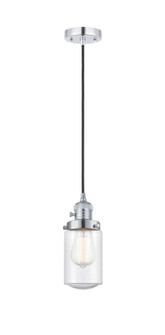 Franklin Restoration One Light Mini Pendant in Polished Chrome (405|201CSWPCG314)