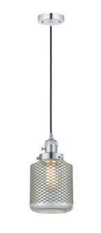 Franklin Restoration One Light Mini Pendant in Polished Chrome (405|201CSWPCG262)