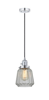 Franklin Restoration One Light Mini Pendant in Polished Chrome (405|201CSWPCG142)