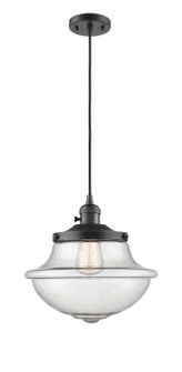 Franklin Restoration One Light Mini Pendant in Oil Rubbed Bronze (405|201CSWOBG544)