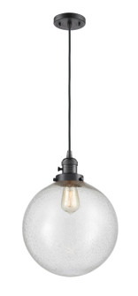 Franklin Restoration One Light Mini Pendant in Oil Rubbed Bronze (405|201CSWOBG20412)