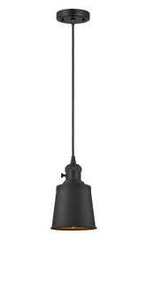 Franklin Restoration LED Mini Pendant in Matte Black (405|201CSWBKM9BKLED)