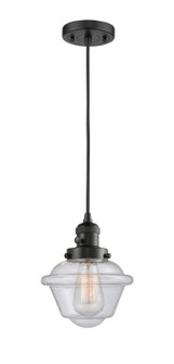 Franklin Restoration LED Mini Pendant in Matte Black (405|201CSWBKG534LED)