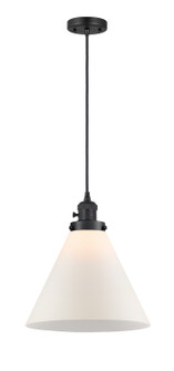 Franklin Restoration LED Pendant in Matte Black (405|201CSWBKG41L)
