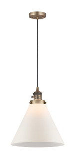Franklin Restoration LED Mini Pendant in Brushed Brass (405|201CSWBBG41LLED)