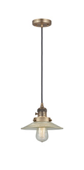 Franklin Restoration One Light Mini Pendant in Brushed Brass (405|201CSWBBG2)