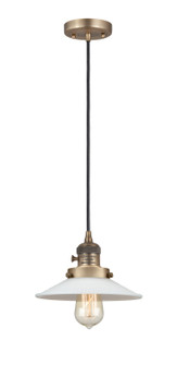 Franklin Restoration LED Mini Pendant in Brushed Brass (405|201CSWBBG1LED)